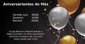 Aniversariantes do Mês de Junho