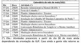 Boletim Informativo – Meses Abril e Maio